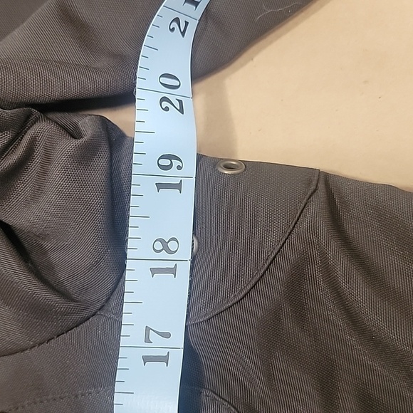 Zara Basic Coat, Size M, Zipper and Toggle Closure, 6 Pocket, Dark Dark Brown - Picture 9 of 13